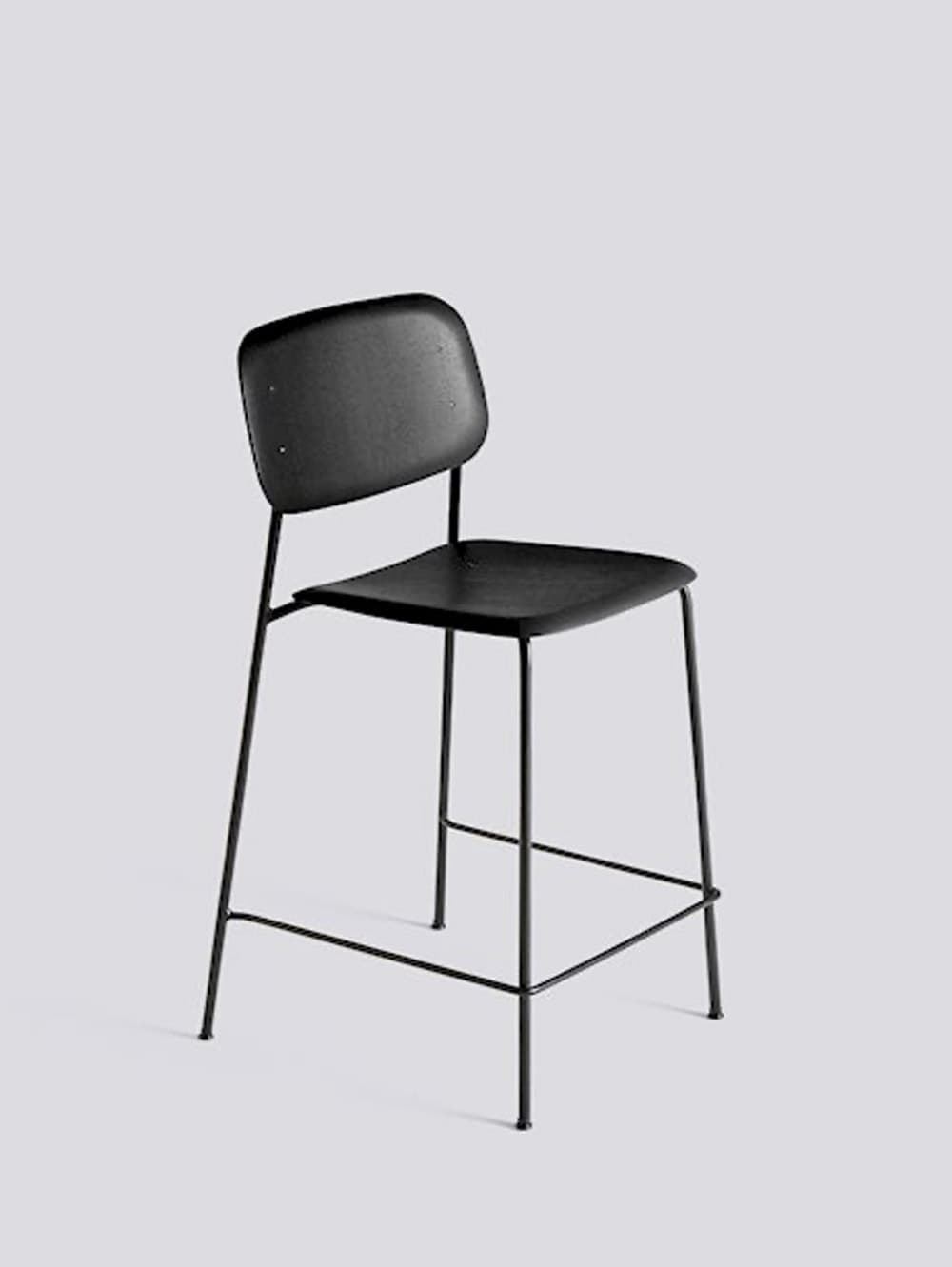 45cm zwarte metalen tafel